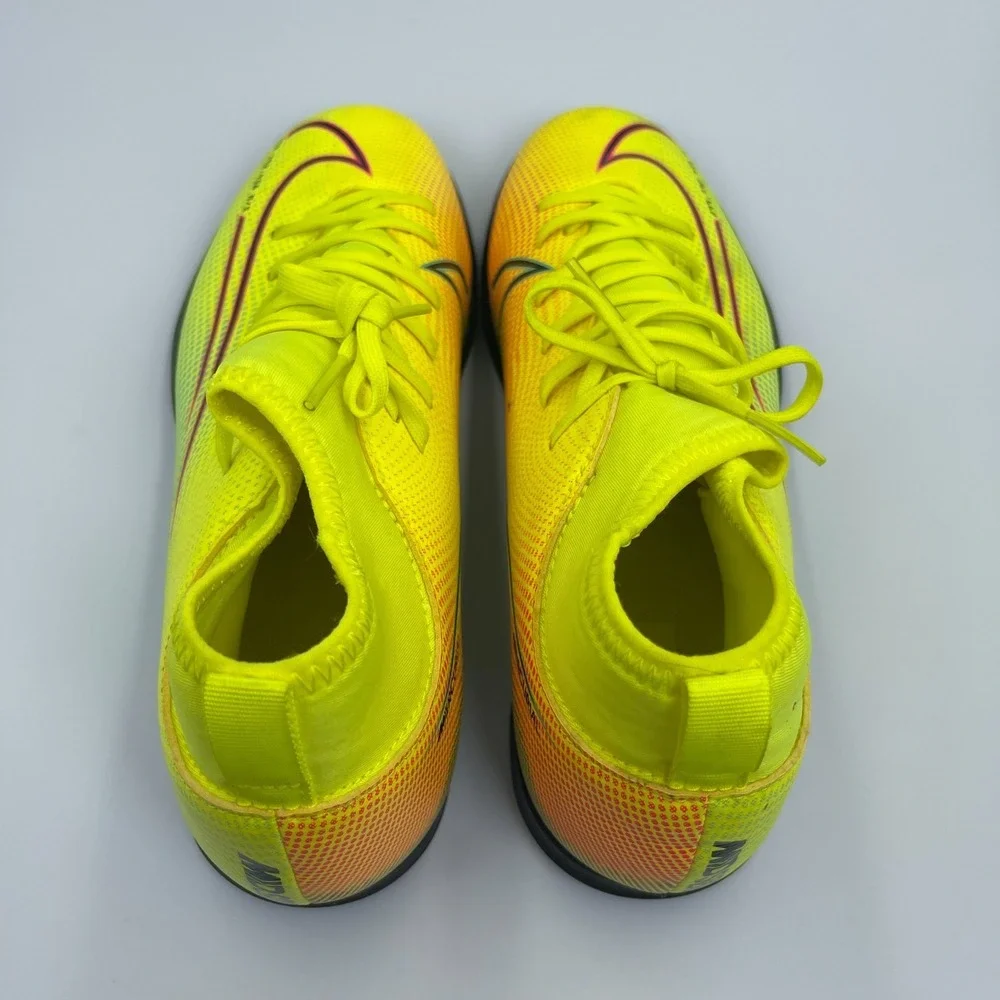 Nike Mercurial Superfly 7 Academy MDS TF BQ5407 703 Youth 5.5 Green Soccer Shoes